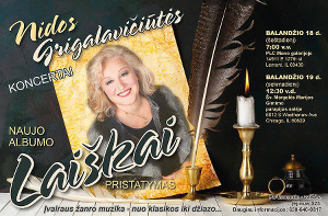 Soprano Nida Grigalaviciute - new CD Letters