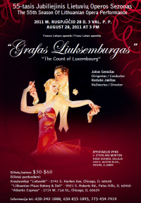 Soprano Nida Grigalaviciute will in The Count of Luxembourg